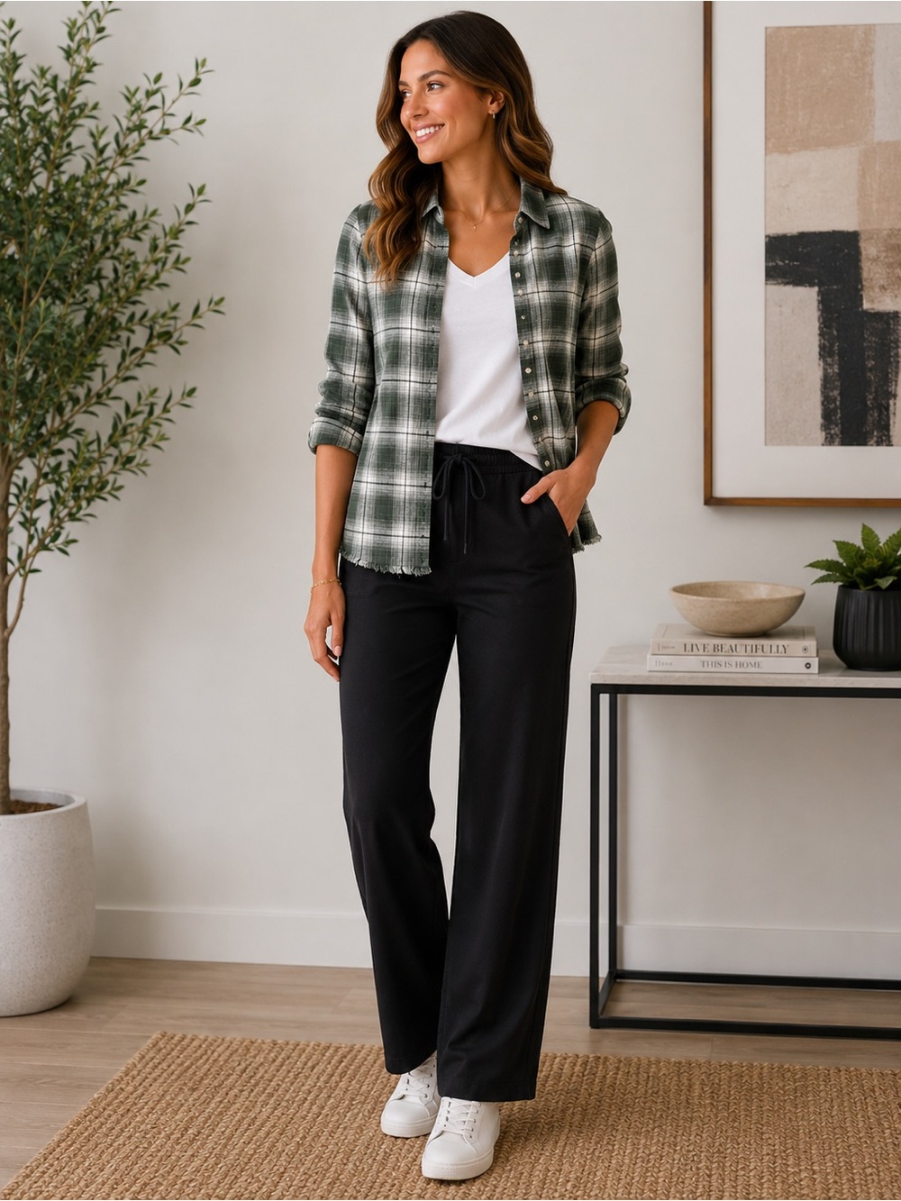 Lucky Brand Plaid Raw Edge Button-Up Shirt – XS – NWT